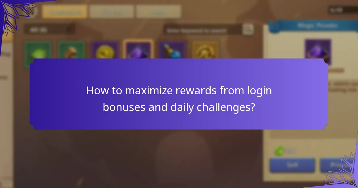 What extra rewards can be earned through login bonuses?