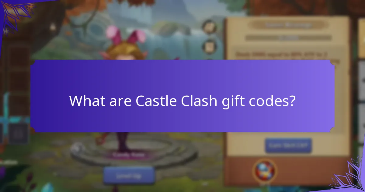 Where to find current Castle Clash gift codes?